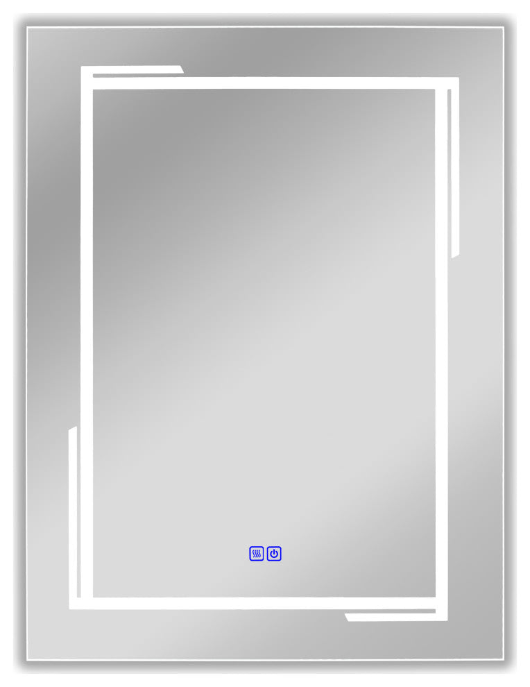 CHLOE Lighting LUMINOSITY Rectangular TouchScreen LED Mirror