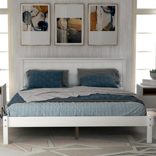 Gewnee Platform Bed Frame with Headboard