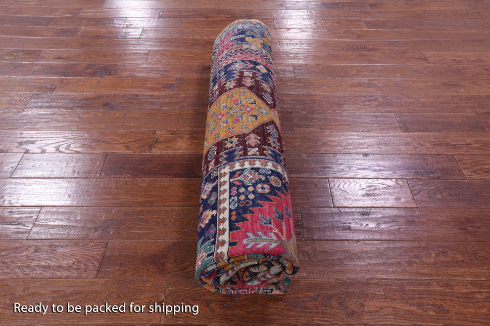 Tribal Fine Serapi Hand Knotted Wool Rug 7' 11" X 9' 9" - Q12661