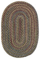 Worley Oval, Brown 6x8