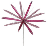 Vickerman 24" Papyrus, 20" Flower, Set of 3, Mauve