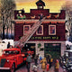 "Christmas at the Fire Station" Print on Canvas by Stevan Dohanos