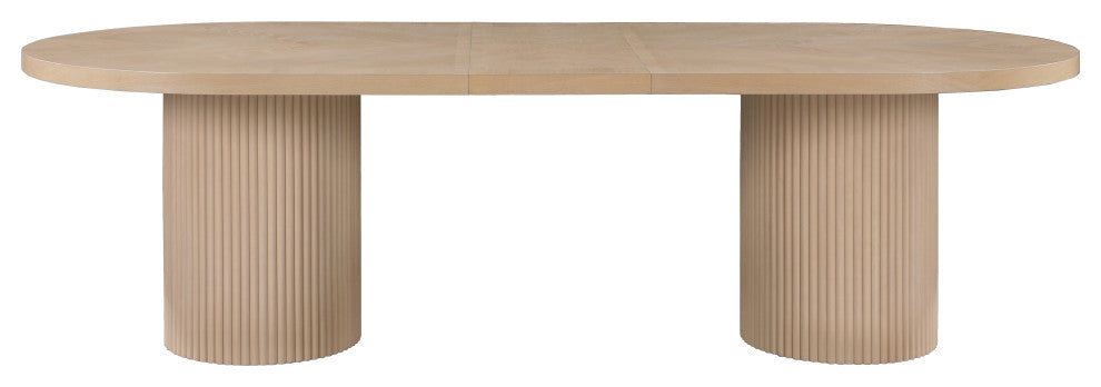 Belinda Oak Wood Dining Table, Oak