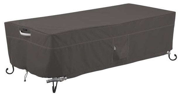60" Rectangular Fire Pit Table Cover-Premium Cover, Water Resistant Fabric
