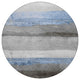 Machine Washable Indoor/Outdoor Chantille ACN1883 Sky 8' x 8' Round Rug