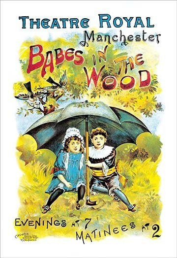 Babes in the Wood at the Theatre Royal Manchester-Fine Art Giclee Print