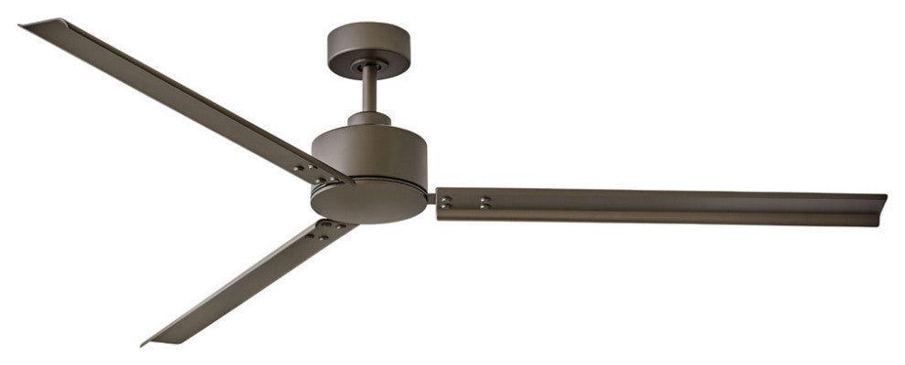 Hinkley Indy 72" Indoor/Outdoor Ceiling Fan, Metallic Matte Bronze