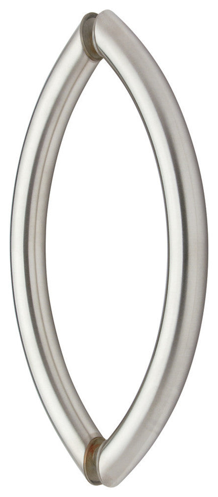 Mont Hard Crescent Type 8" Back to Back Pull, Brushed Nickel