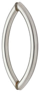 Mont Hard Crescent Type 8" Back to Back Pull, Brushed Nickel