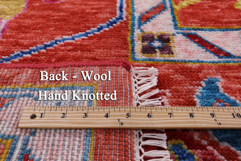 10' 4" X 13' 8" Hand Knotted Turkish Oushak Wool Rug - Q14785