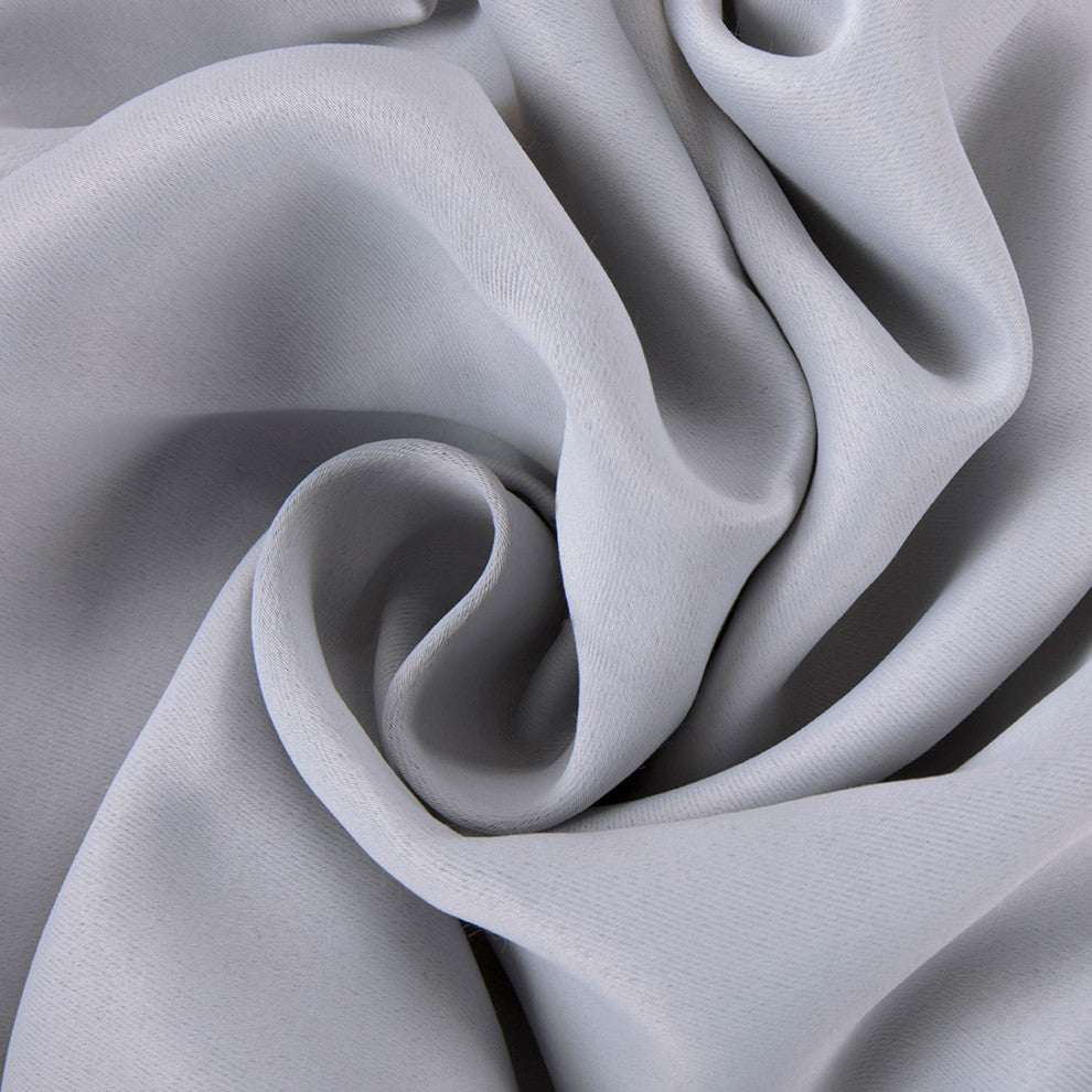 Fog Gray Room Darkening Curtain, Set of 2, 50"x96"