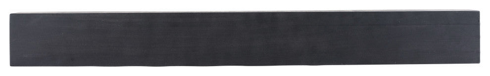 Modern Farmhouse Fireplace Mantels, Midnight Black, 60" L X 5.5" H X 6.25" D