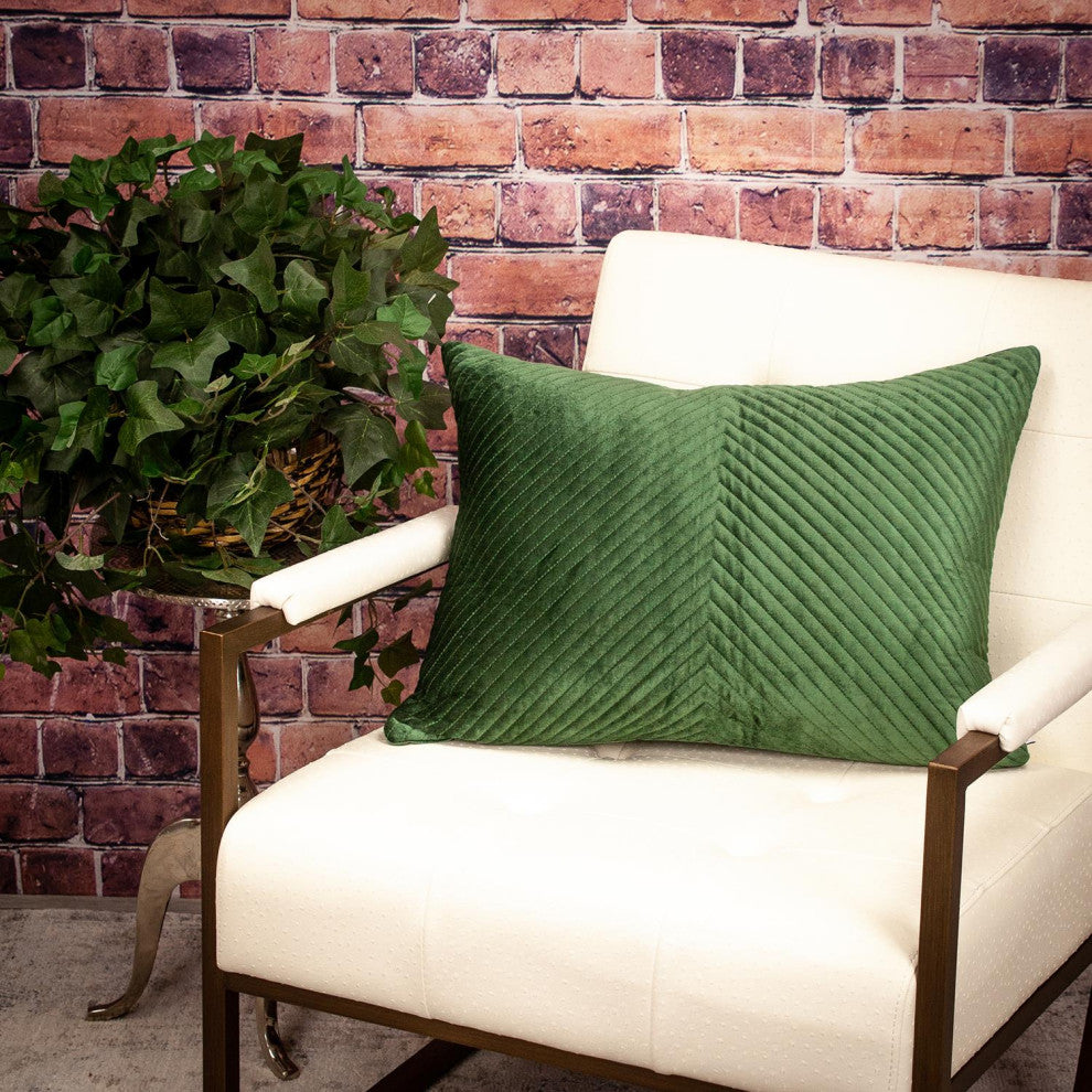 Parkland Collection Miki Green Throw Pillow