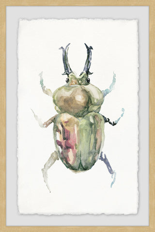 "Creepy Beetle" Framed Painting Print, 20"x30"