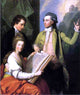 Benjamin West Portrait of the Drummond Family, Gallery Wrapped Canvas, 20"x25"