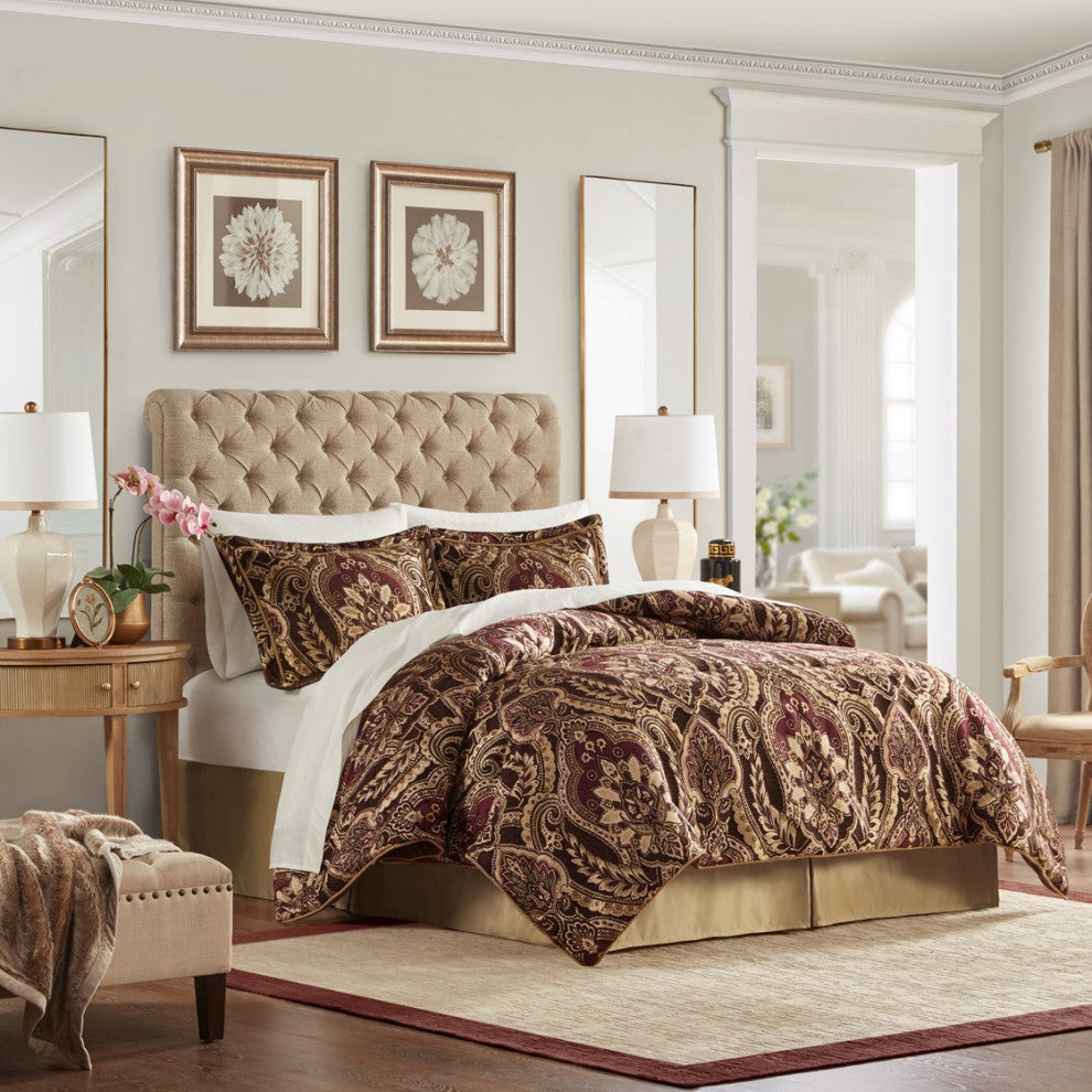 Croscill Julius Traditional 4-Piece Comforter Set, King