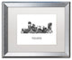 Marlene Watson 'Toledo Skyline' Matted Art, Silver Frame, White, 20x16