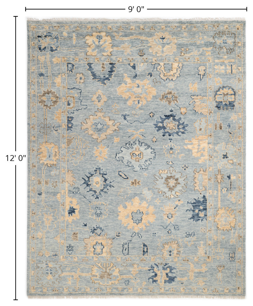 Lagos Handmade Area Rug, 9' 0" X 12' 0"