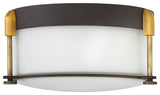 Hinkley Colbin Small Flush Mount, Oil Rubbed Bronze