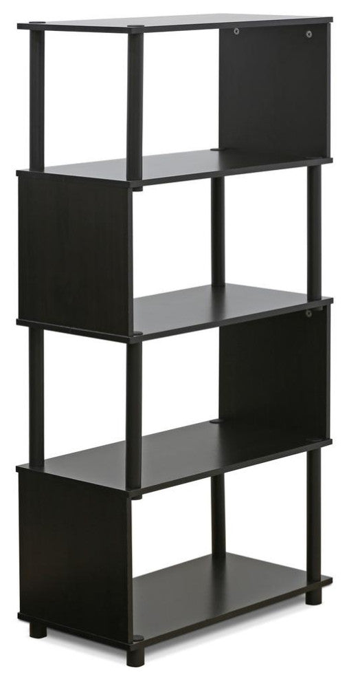Furinno 4-Tier Flexi Rack, Espresso
