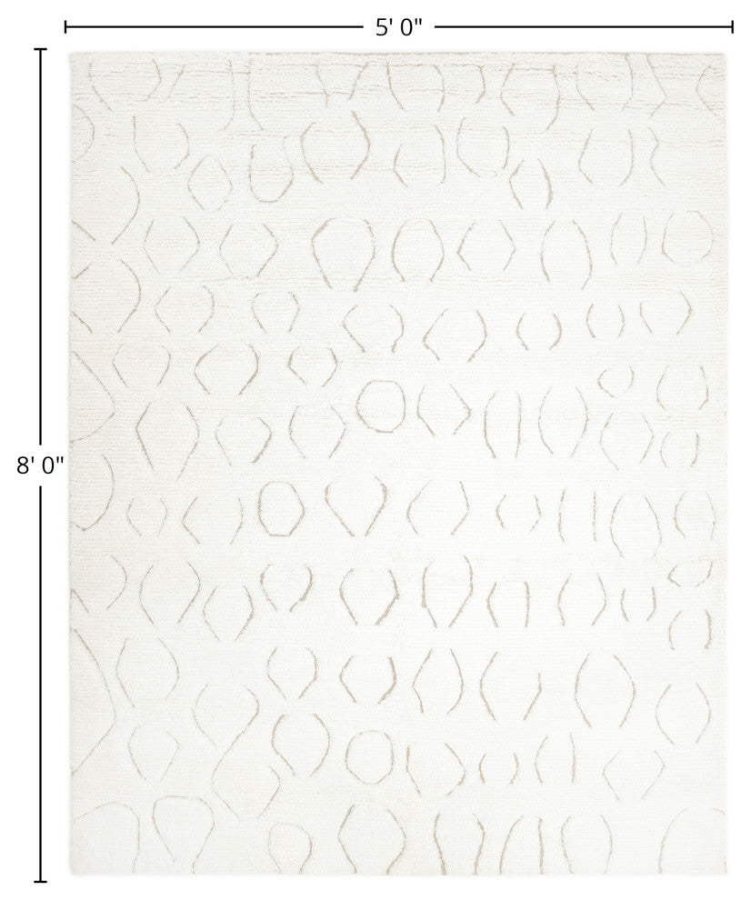 Astoria, Handmade Area Rug 5' 0" x 8' 0"