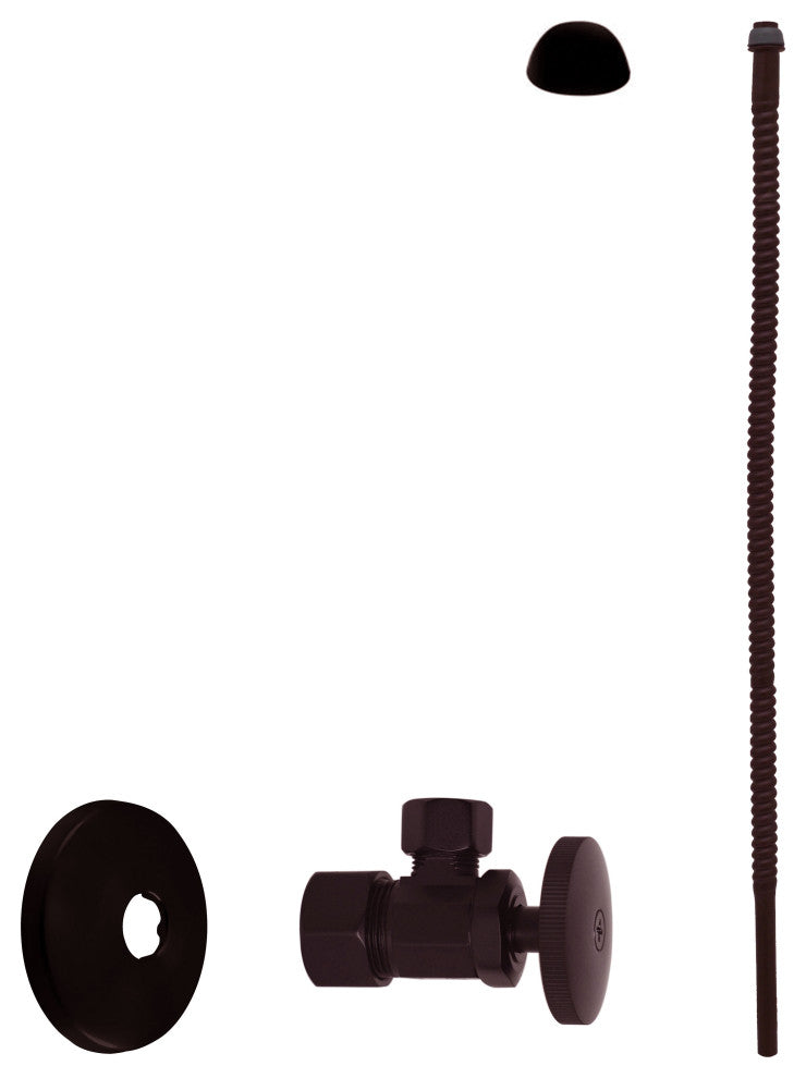 Supply Kit - 5/8" Od X 3/8" Od X 20" Corrugated In Oil Rubbed Bronze, Oil Rubbed Bronze