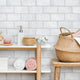 Biarritz Ceramic Wall Tile, White