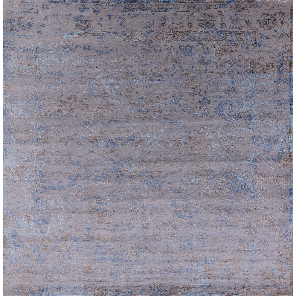 Ahgly Company Indoor Square Mid-Century Modern Area Rugs, 3' Square