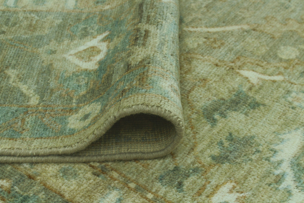 Fine Chobi Andi Grey/Ivory Rug, 8'4 x 9'11