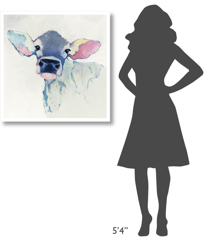 "Bessie with Color" Digital Paper Print by Avery Tillmon, 32"x32"