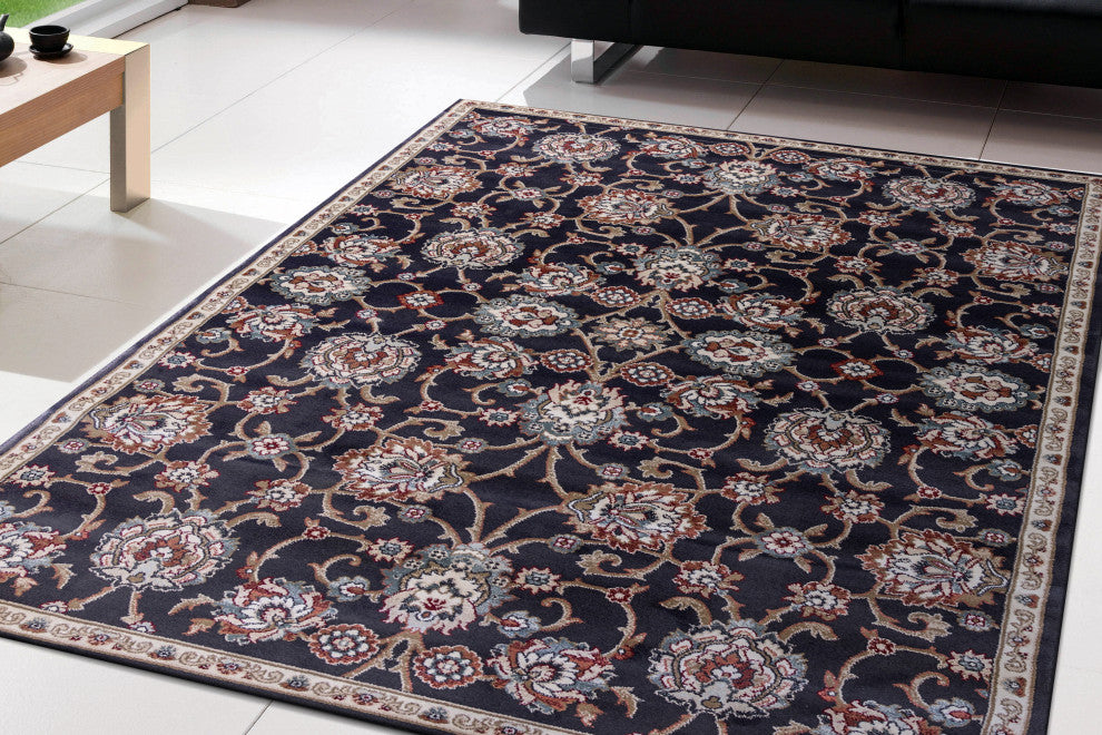 Melody Anthracite Rug, 5'3"x7'7"