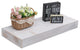 WELLAND Colin 10" Deep Floating Shelves Rustic Wall Shelf, 24"