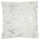 Sequined White  Accent Throw Pillow