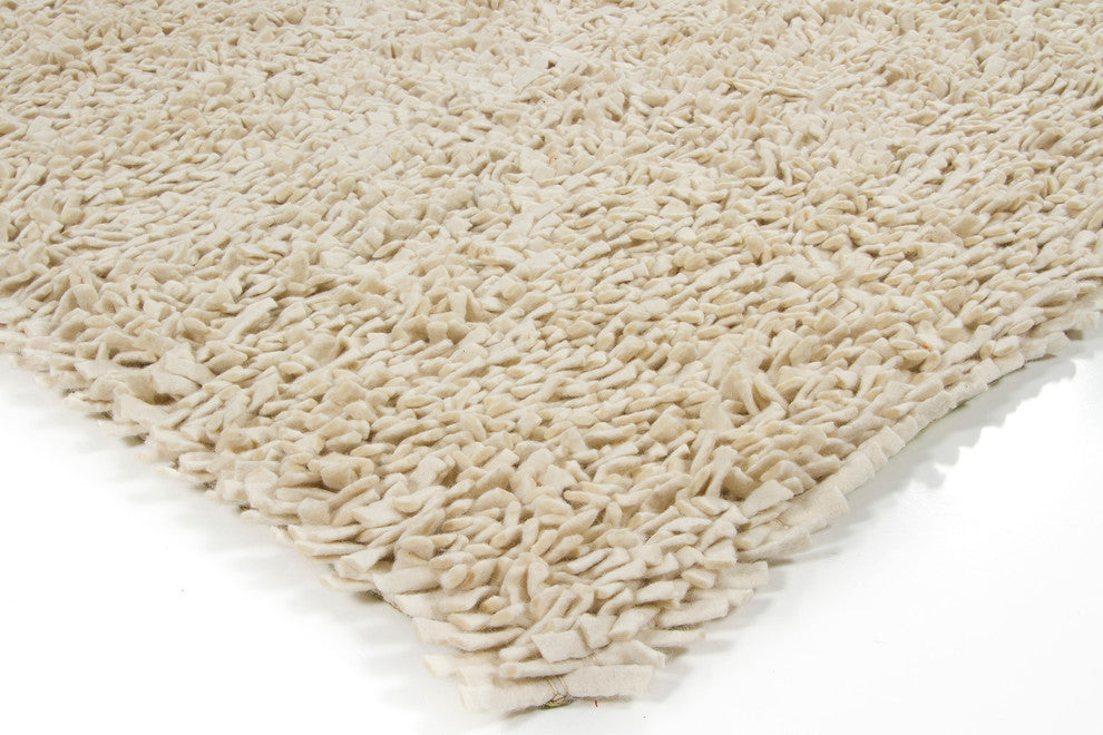 Azzura Contemporary Area Rug, Ivory, 5'x7'6"