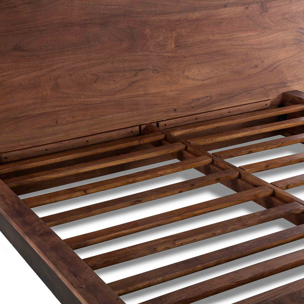 Palermo Acacia Wood Live Edge Bed, King