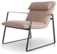 Evans Accent Chair, Leather, Macadamia Leather