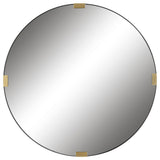 Uttermost Clip Modern Round Mirror