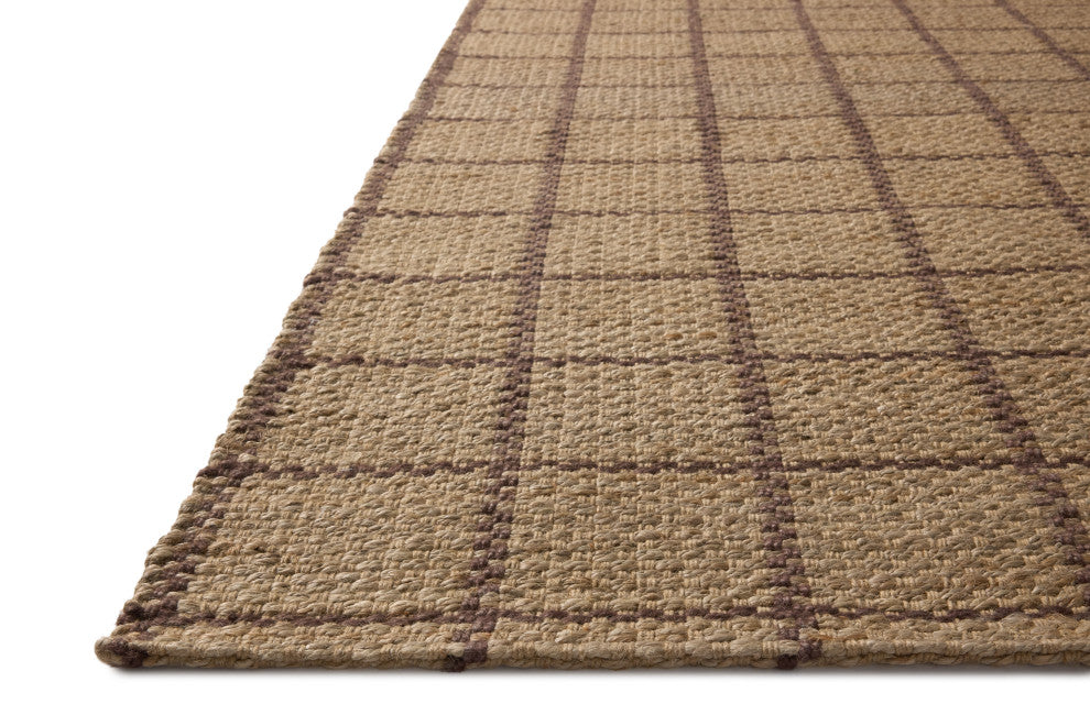 Chris Loves Julia x Loloi Fletcher Natural / Brown 2'-3" x 3'-9" Runner Rug