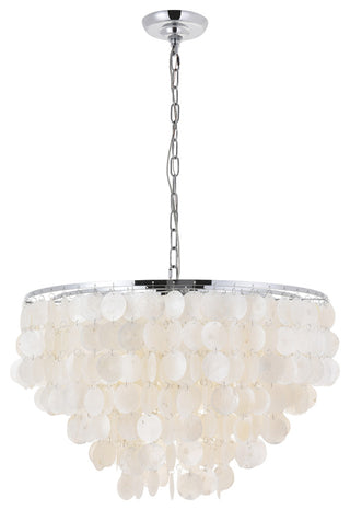 Chrome Finish 6-Light Pendant