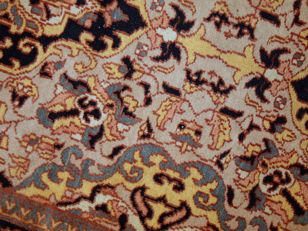 Handmade vintage Pakistani Lahore rug 3,1' x 5' ( 95cm x 154cm ) 1970