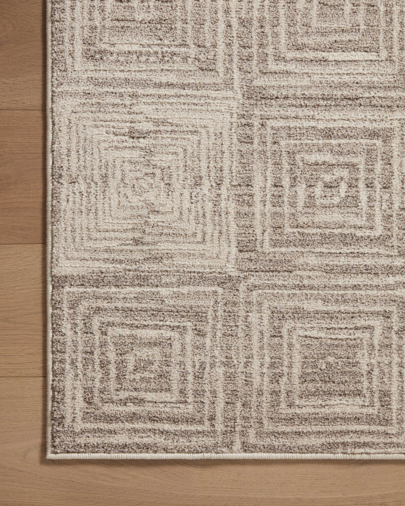 Loloi II Darby Beige / Grey 18" x 18" Sample Rug