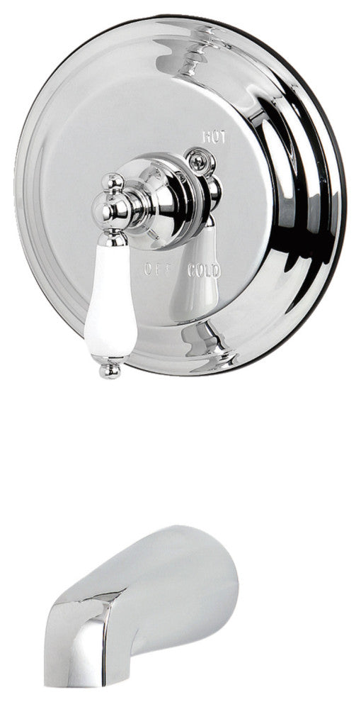 Kingston Brass Tub Only Faucet, Polished Chrome
