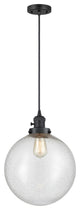 INNOVATIONS 201CSW-BK-G204-12-LED 1-Light Mini Pendant Matte Black