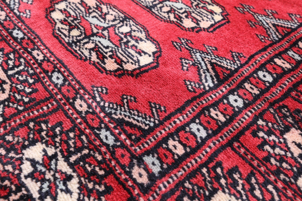 Runner Silky Bokhara Handmade Wool Rug 2' 2" X 5' 4" - Q13768