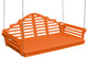 Poly Marlboro Swingbed, Orange, 6 Foot