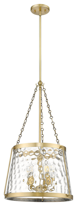 Adabella  5 Light 18.125 in. Vintage Brass Pendant