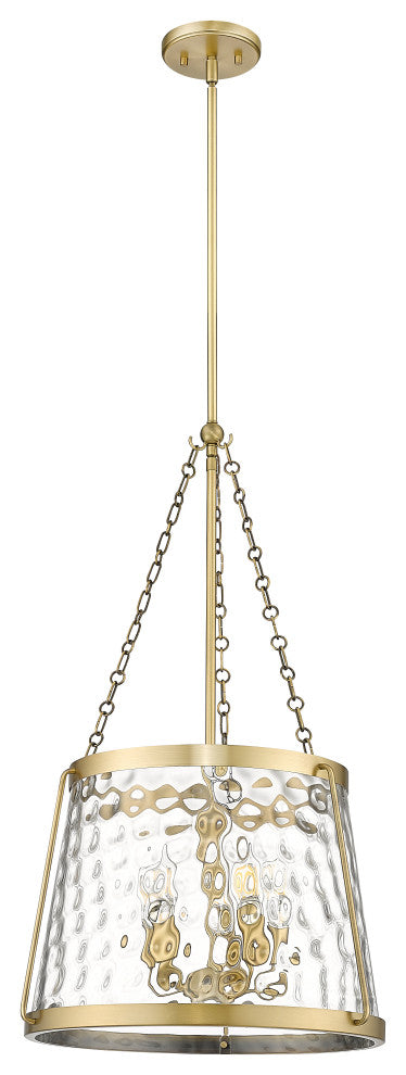 Adabella  5 Light 18.125 in. Vintage Brass Pendant