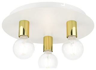 White Transitional, Versatile, Modern, Urban, Minimal Flush Mount