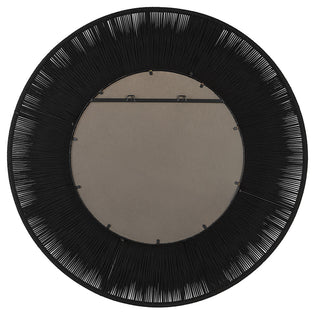 Uttermost 09823 Sailor's Knot Black Round Mirror