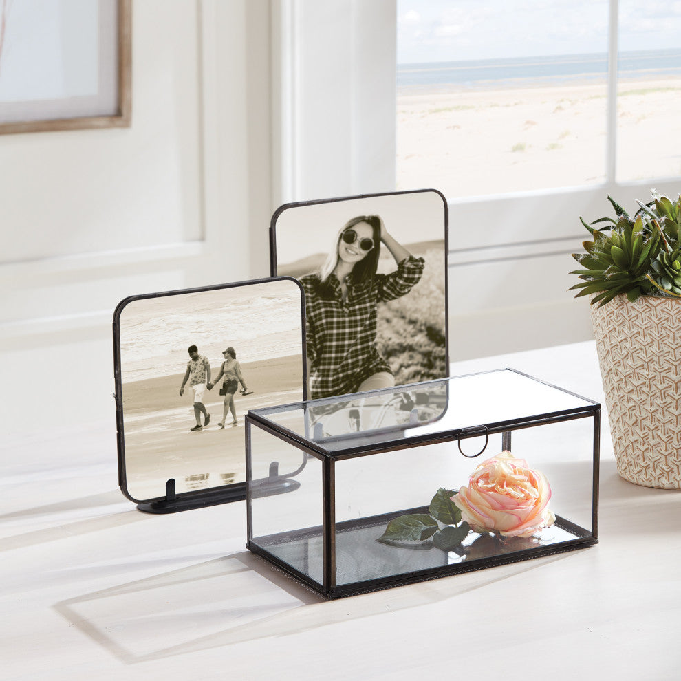 Arwen Rectangular Display Box, Black, 11x6x5
